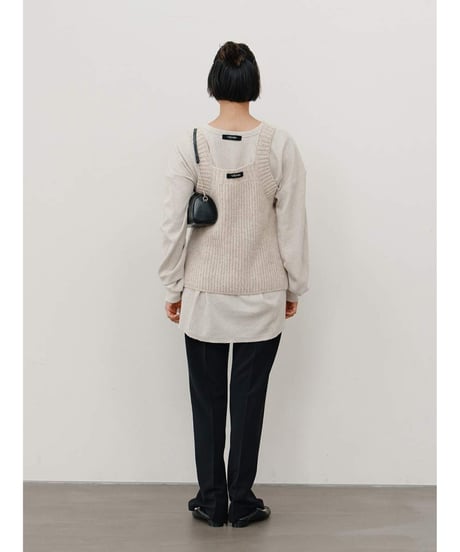 【YENN】　ご予約  CHUNKY KNIT VEST