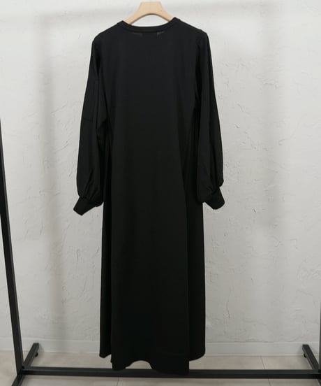 【Liren別注！低身長size】 Military　docking　knit one-piece