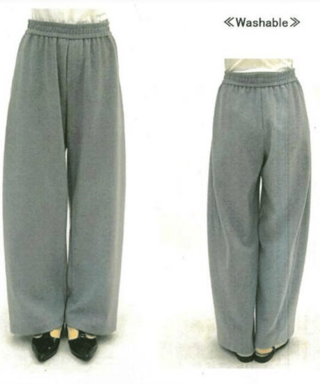 【cafune】　ご予約  melton jersey relax carve pants