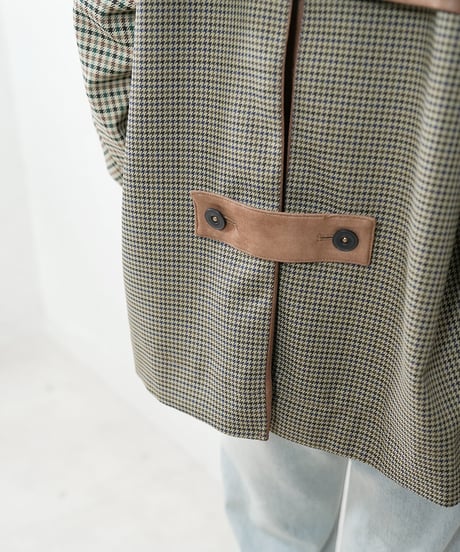Fake leather docking Jacket【ラスト1点】