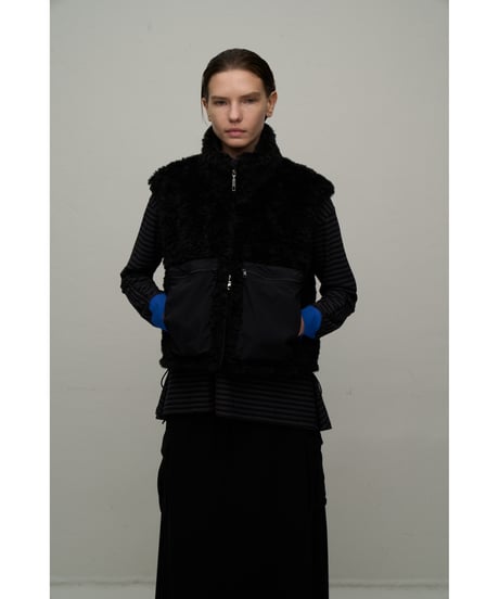 【WYTE】　ご予約 数量限定　Wool Boa & Nylon Σ LINE Hybrid VT