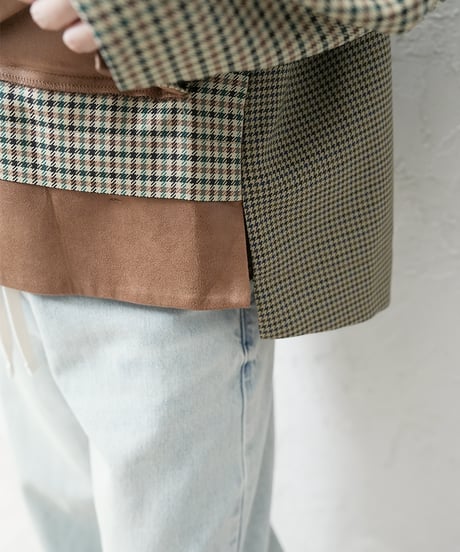 Fake leather docking Jacket【ラスト1点】