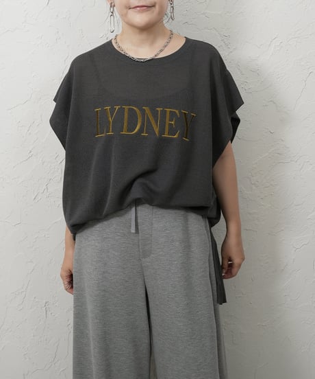 Embroidered　sheer knit 【ラスト2点】
