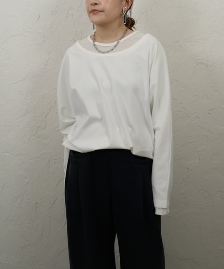 Layer neck dolman TOPS