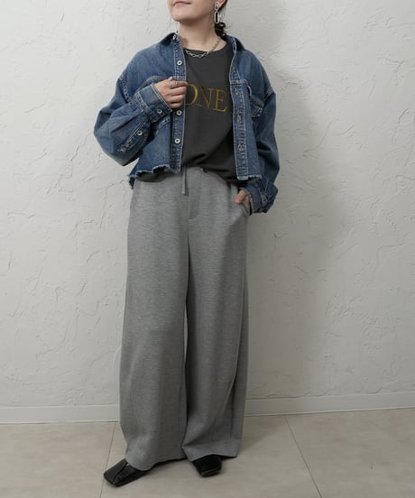 Embroidered　sheer knit 【ラスト2点】