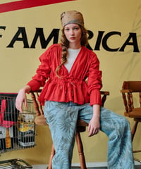 【Le Melange】　ご予約 COTTON DOBBY STRIPE/DOT ブラウス