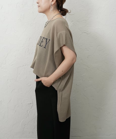 Embroidered　sheer knit 【ラスト2点】