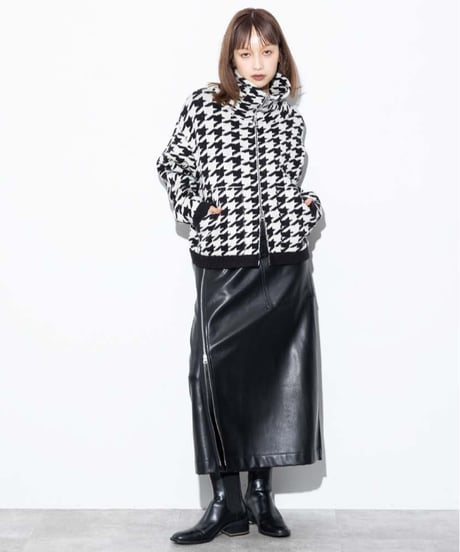 【MARGAUX VINTAGE】　ご予約  レザーラップスカート