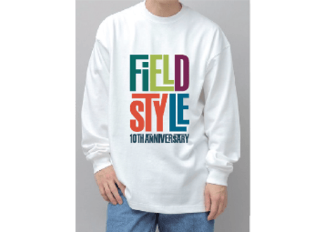 FIELDSTYLE ロゴ L/S Tシャツ