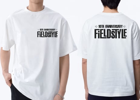 FIELDSTYLE ロゴ バックプリント Tシャツ