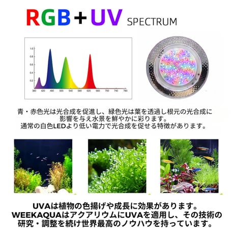 NEW AQUA FLARE UVA T90 RGB MINI SPOT