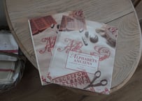 フランス洋書 『ALPHABETS ANCIENS』/アンティーク・アルファベット図案集(数量2)