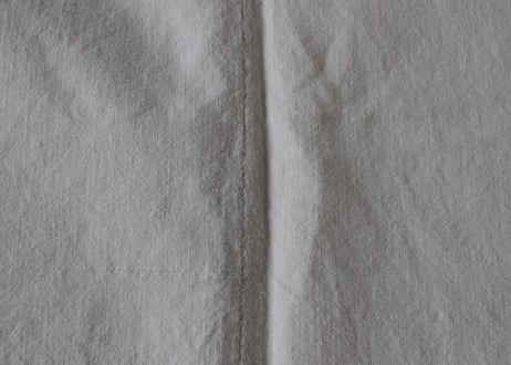 France Antique Linge Ancien Feuilles MONOGRAM“HL”シーツ
