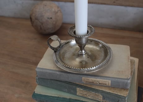 Antique真鍮製のキャンドルホルダー