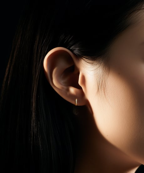 Twig pierced earring/6mm