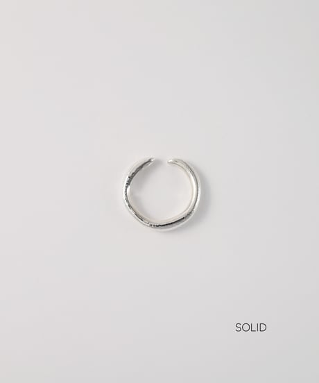 Liquid open pinkie ring