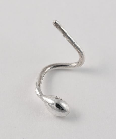 Tiny drop pierced earring