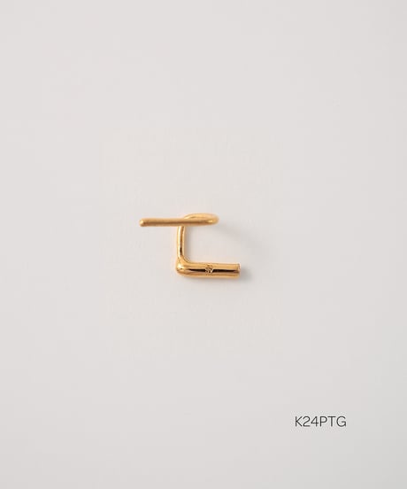 Twig pierced earring