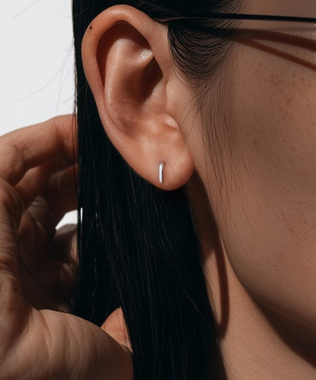 Twig pierced earring