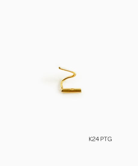 Twig pierced earring/6mm