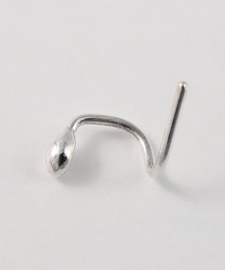 Tiny drop pierced earring