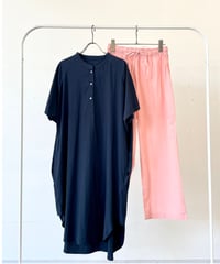【corail】　さらっと軽やかロング丈トップス　3046637