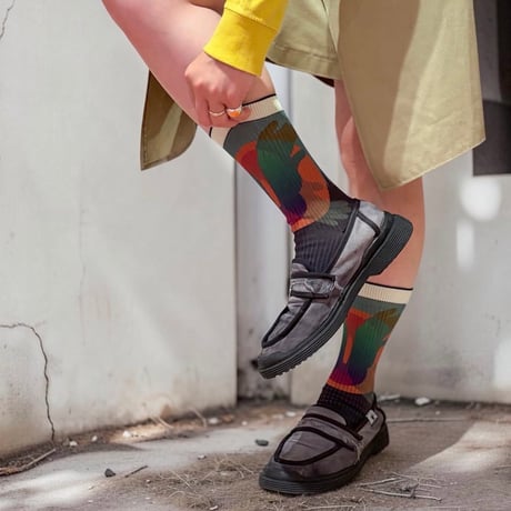 imoto sachie × bobo collaboration hand sox