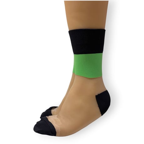 LINE SEE-THROUGH SOCKS/FAKUI