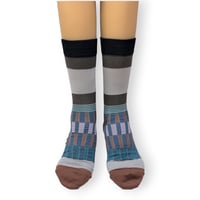 BORDER STRIPE SOCKS/TRICOTÉ