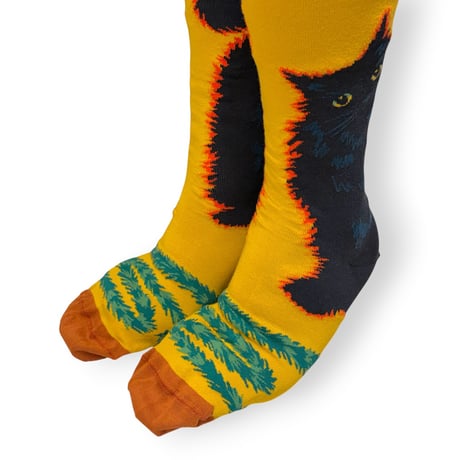 Buttercup Cat Socks 25cm～27cm/Bonne Maison