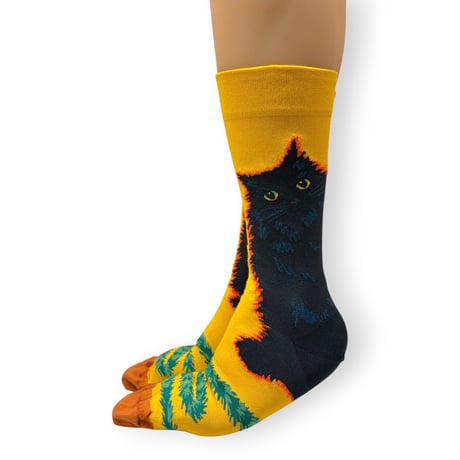 Buttercup Cat Socks 25cm～27cm/Bonne Maison
