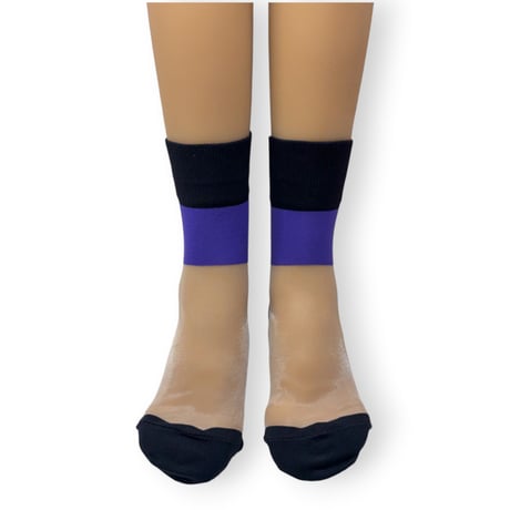 LINE SEE-THROUGH SOCKS/FAKUI
