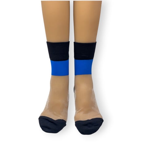 LINE SEE-THROUGH SOCKS/FAKUI
