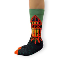 Colombage Avocado Socks 25cm～27cm/Bonne Maison