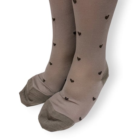 Heart dot sheer kh socks/babaco