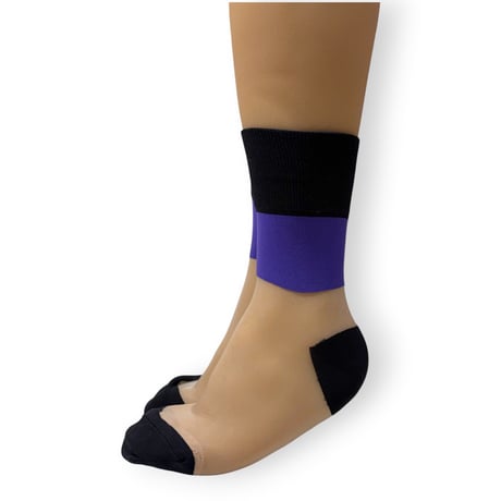 LINE SEE-THROUGH SOCKS/FAKUI