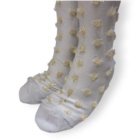 DOT FUR SOCKS/TRICOTÉ