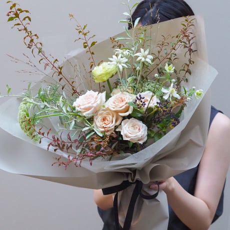 10月ワークショップ「秋の彩りを束ねるローズブーケ ーkusakanmuri × kishibaraー」