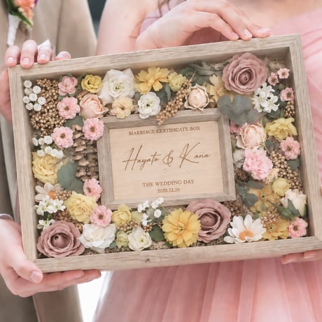 【ゲスト参加型 結婚証明書】フラワーセレモニー｜パステルでおしゃれな感動演出