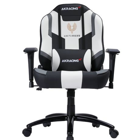【組立式・日本プロ麻雀連盟モデル】AKRacing MJ Grey｜麻雀用ローバックチェア
