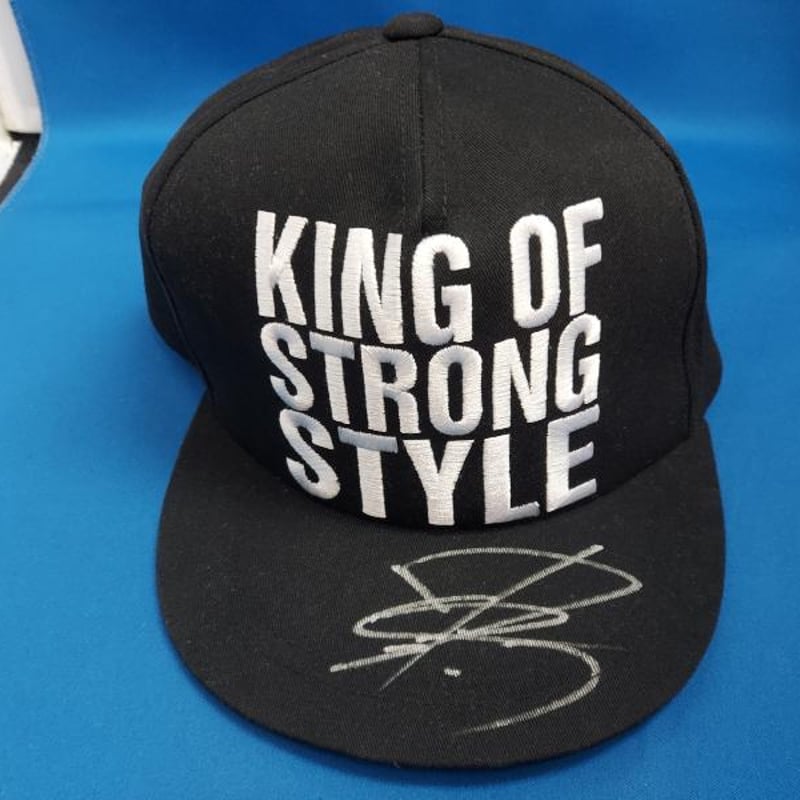 中邑真輔 KING OF STRONG STYLEキャップ（中邑真輔直筆サイン入り