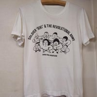 ジャパンプロレス 当時モノイラストTシャツ サイズ表記なし（S～Mサイズ程度）