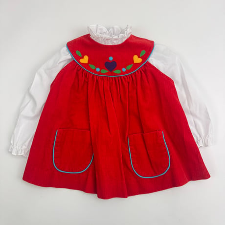 Corduroy dress set 80-90
