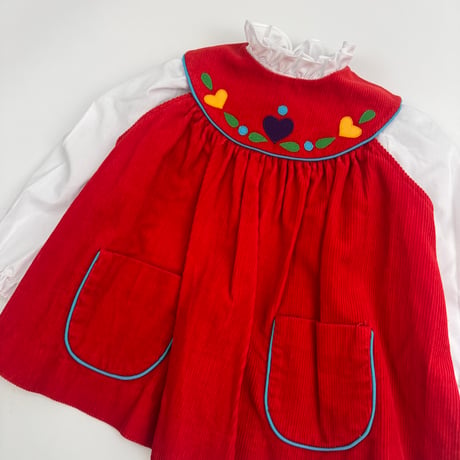 Corduroy dress set 80-90