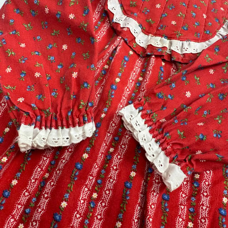 Vintage floraldress  【100】
