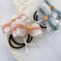 velvet frill twin ribbon 🎀