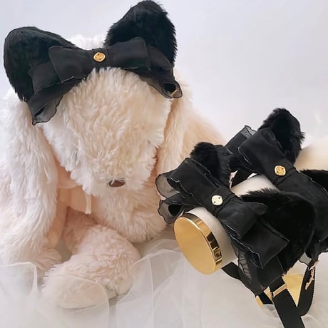 BLACK cat ribbon🎀🐈‍⬛