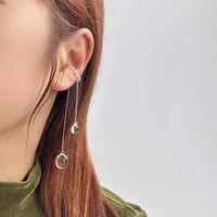 【イヤーカフ】大きな雫と小さな雫