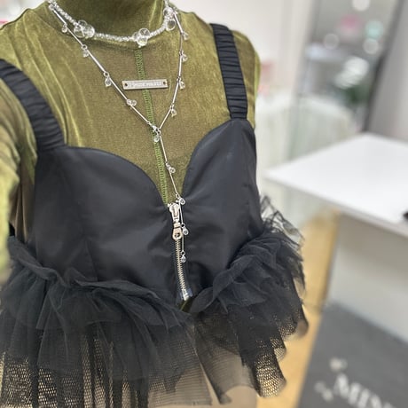【ネックレス】ガラスの雫