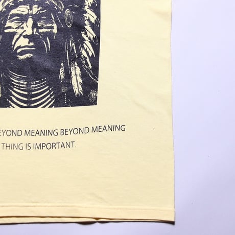 Indian T-Shirt (イエロー)1点物
